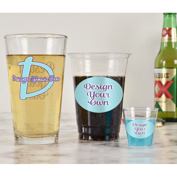 Custom Design - Pint Glass - Two Content - In Context