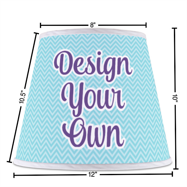 Custom Design - Poly Film Empire Lampshade - Dimensions