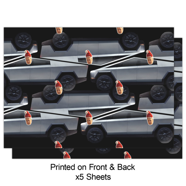 Custom Design - Wrapping Paper Sheet - Double Sided - Front