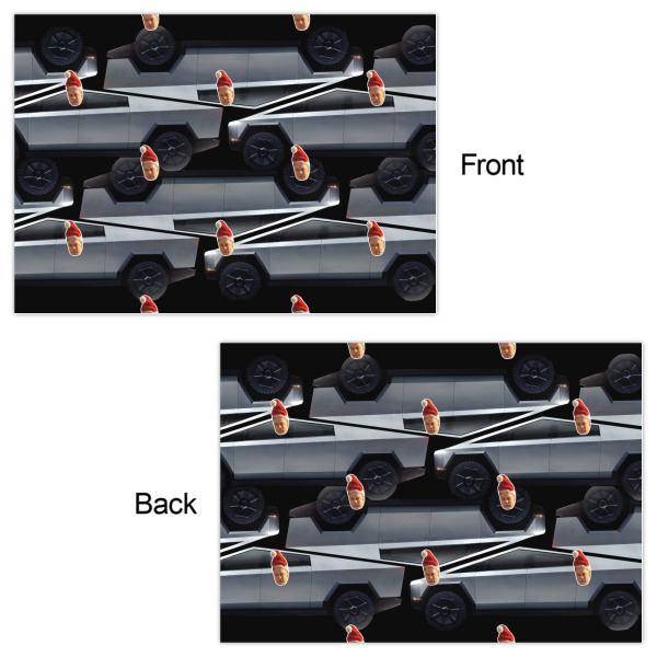 Custom Design - Wrapping Paper Sheet - Double Sided - Front & Back