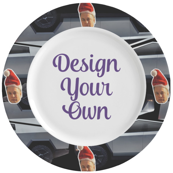 Custom Design Your Own Ceramic Dinner Plates - Set of 4