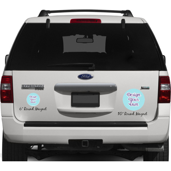 Custom Design - Personalized Car Magnets on Ford Explorer