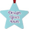 Design Your Own Metal Star Ornament - Double-Sided