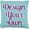 Design Your Own Faux-Linen Throw Pillow 16"