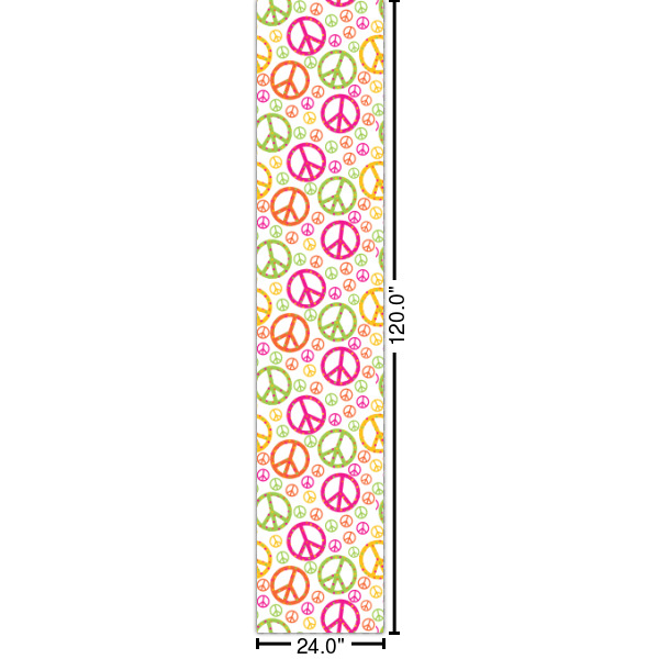 Custom Peace Sign Wallpaper & Surface Covering (Water Activated - Removable)