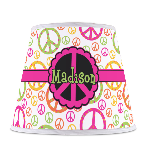 Custom Design - Poly Film Empire Lampshade - Front View