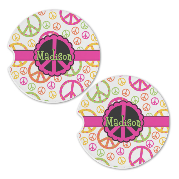 Custom Design - Sandstone Car Coasters - Set of 2