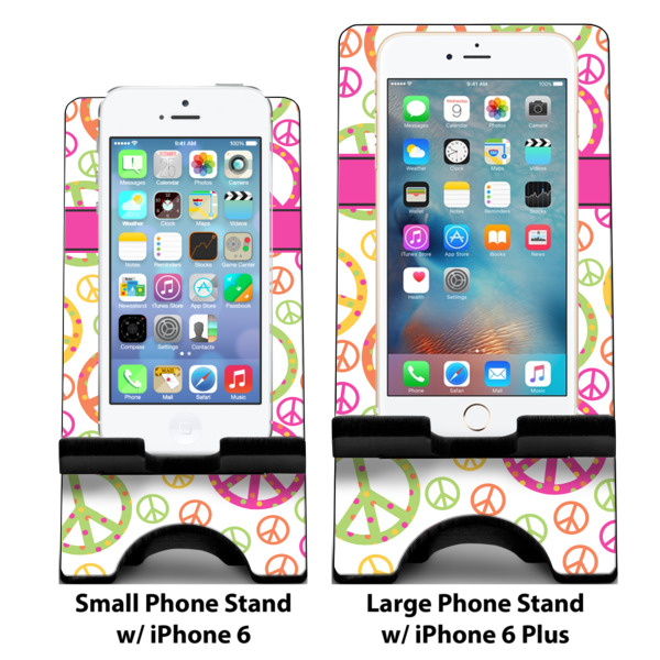 Custom Design - Compare Phone Stand Sizes - with iPhones