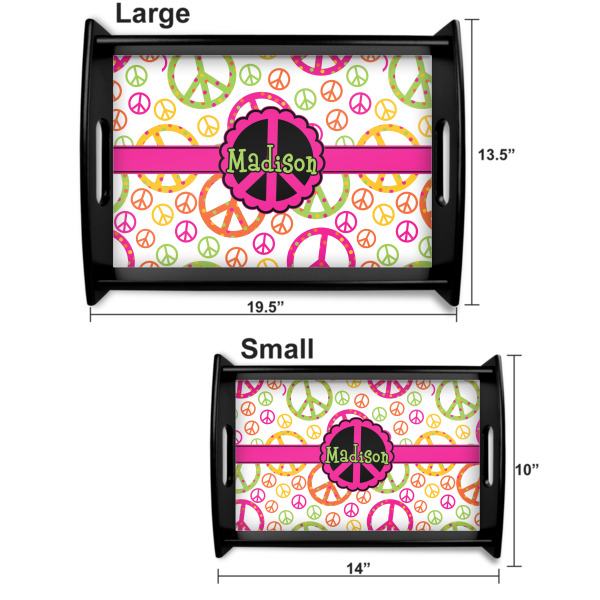 Custom Design - Serving Tray Black Sizes