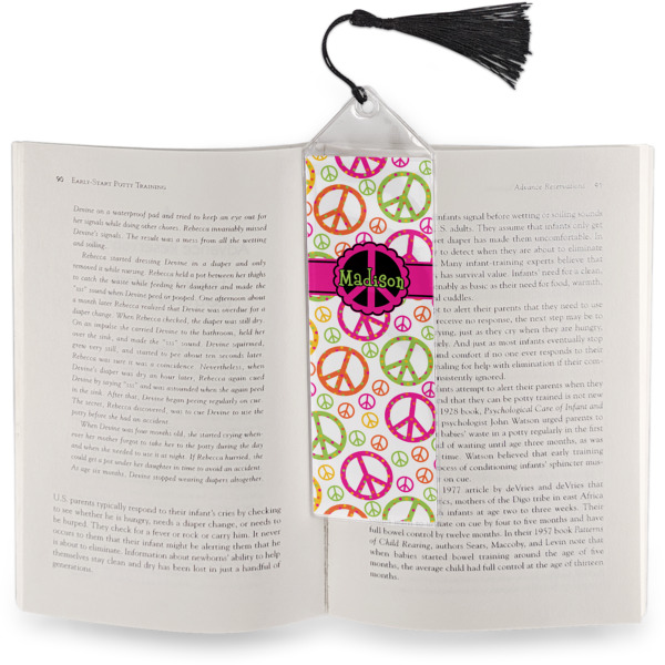 Custom Design - Bookmark w/ Tassel - In Book