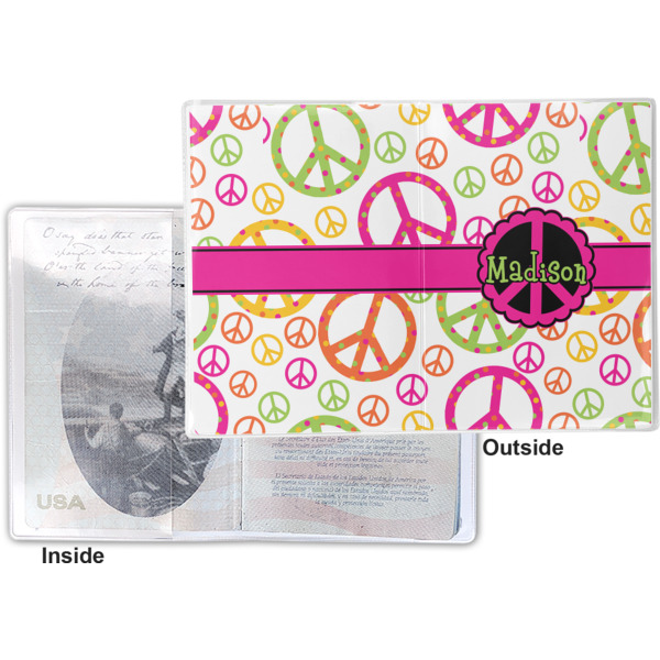 Custom Design - Vinyl Passport Holder - Flat Front and Back