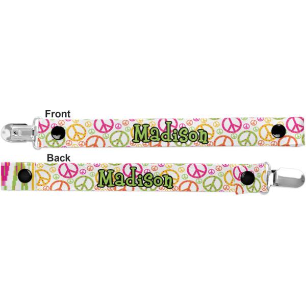 Custom Design - Pacifier Clip - Front and Back