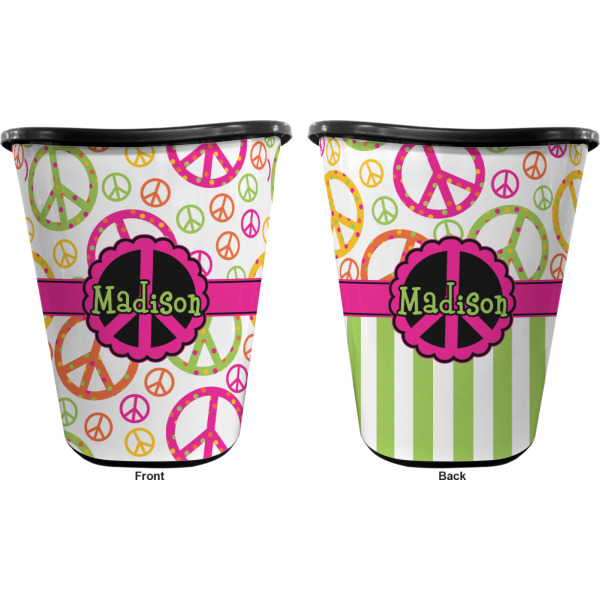 Custom Design - Waste Basket - Black - Double Sided - Approval