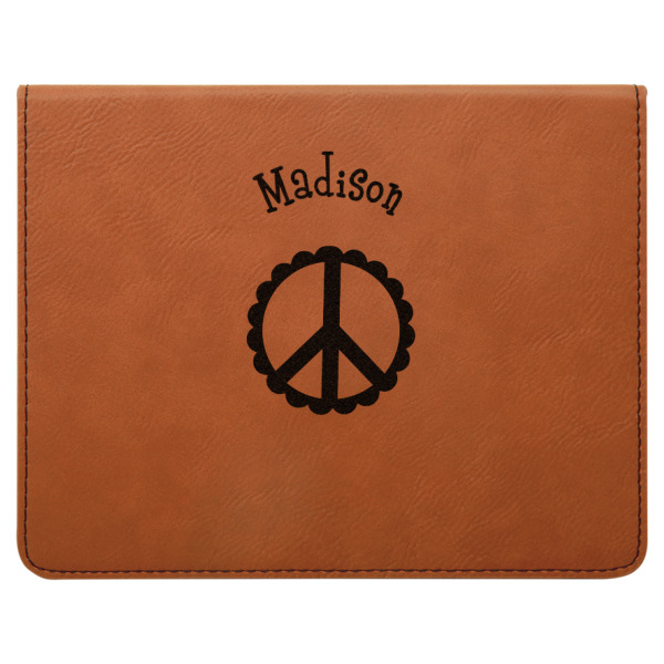 Custom Design - Leatherette 4-Piece Wine Tool Set Flat