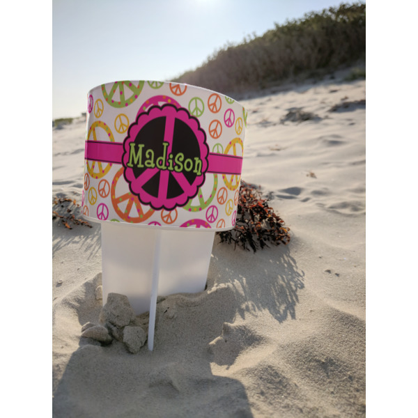 Custom Design - Beach Spiker - White - At Beach