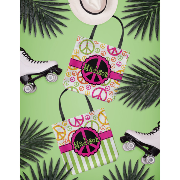 Custom Design - Canvas Tote Lifestyle Front and Back