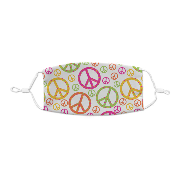 Custom Peace Sign Kid's Cloth Face Mask - XSmall