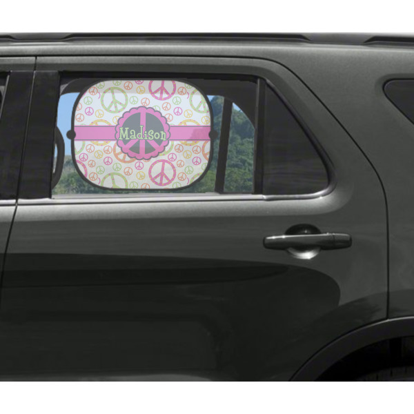 Custom Design - Car Sun Shade Black - In Car Window