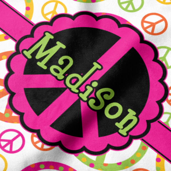 Custom Design - Hooded Baby Towel- Detail Close Up