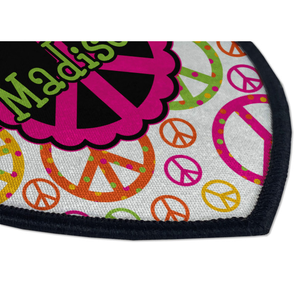 Custom Design - Iron On Patch - Shield - Style B - Closeup