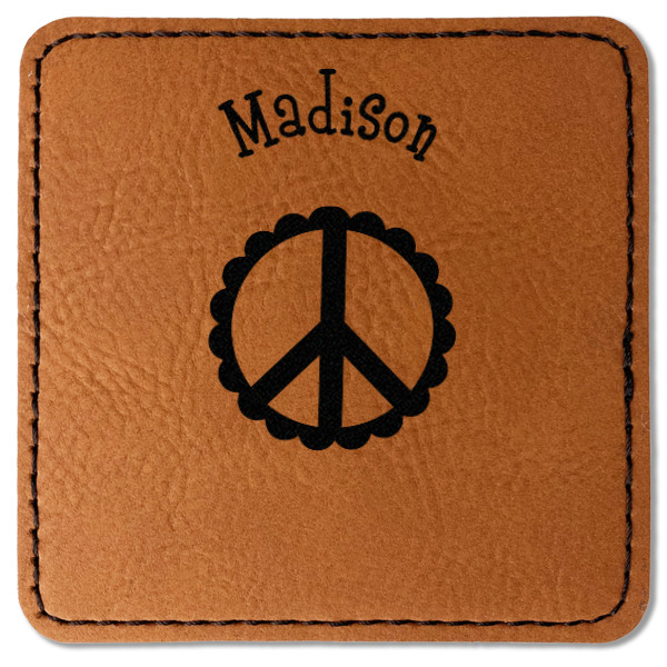 Custom Design - Leatherette Patches - Square