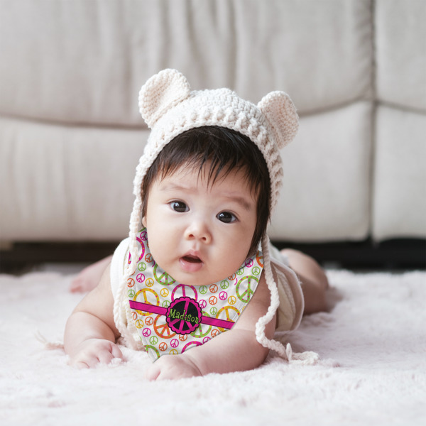 Custom Design - Bandana Bib - (Lifestyle 2 girl)