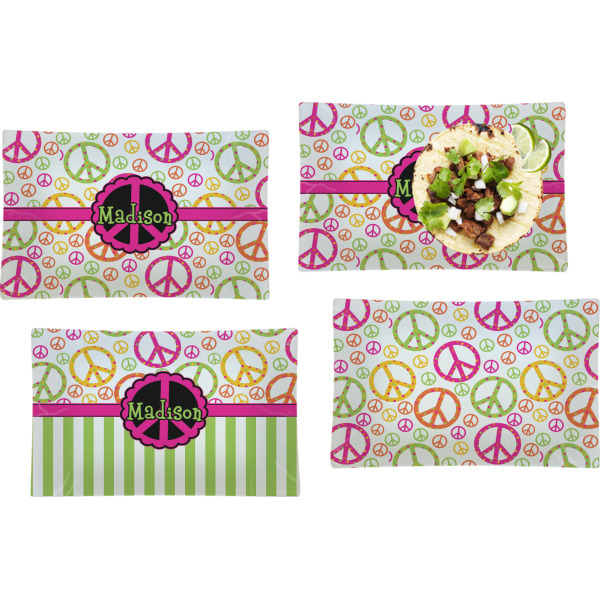 Custom Design - Set of Rectangular Dinner Plates
