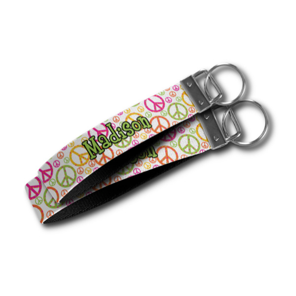 Custom Design - Webbing Keychain FOBs - Size Comparison