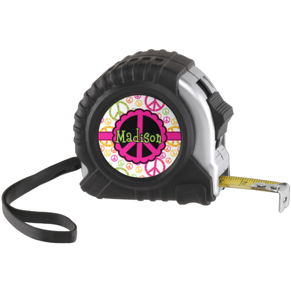 Custom Peace Sign Tape Measure (Personalized)