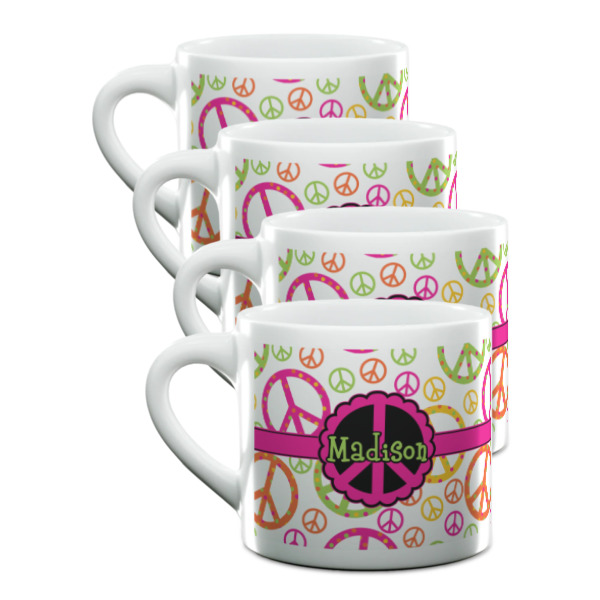 Custom Design Your Own Double Shot Espresso Cups - Set of 4