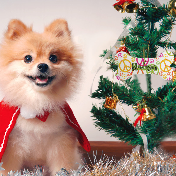 Custom Design - Ceramic Flat Ornament - Bone (LIFESTYLE)