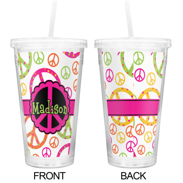 Custom Design - Double Wall Tumbler with Straw - Approval