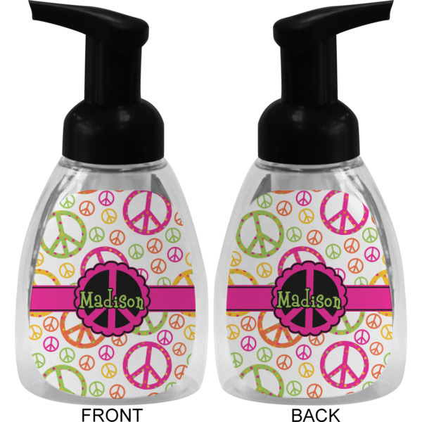 Custom Design - Foam Soap Bottle - Black - Front & Back