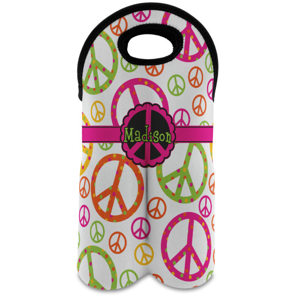 Custom Design Your Own Wine Tote Bag - 2 Bottles