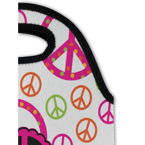 Custom Design - Double Wine Tote - Top Closeup