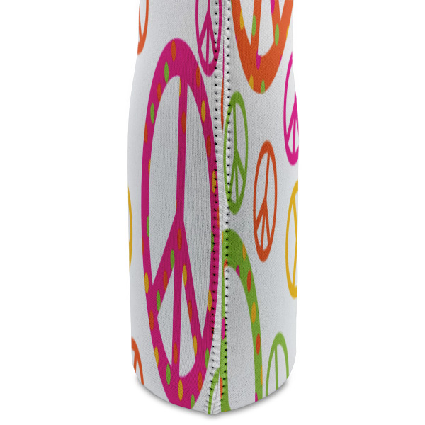 Custom Design - Double Wine Tote - Side Closeup