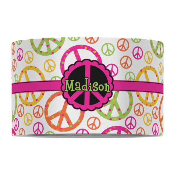 Custom Design - 12" Drum Lampshade - FRONT (Fabric)