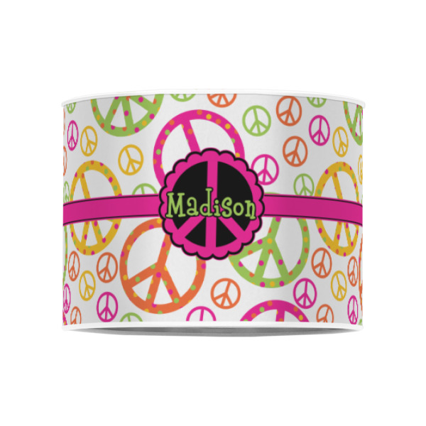 Custom Design - 8" Drum Lampshade - FRONT (Poly Film)