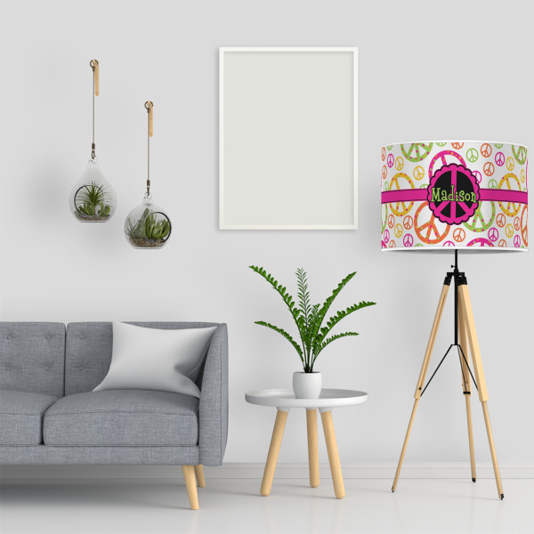 Custom Design - 16" Drum Lampshade - LIFESTYLE