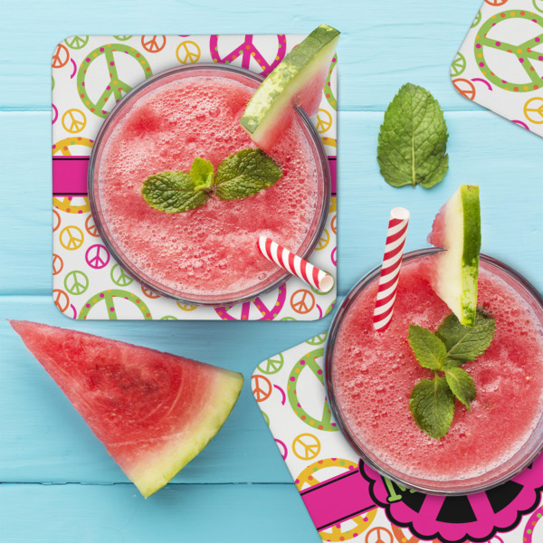 Custom Design - Coaster Set - LIFESTYLE