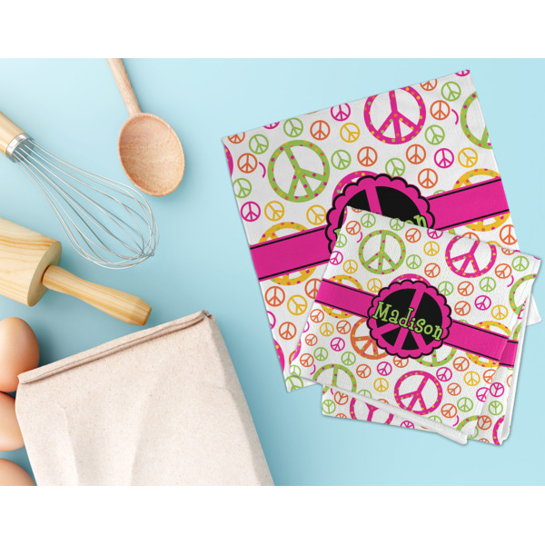 Custom Design - Microfiber Dish Rag - LIFESTYLE