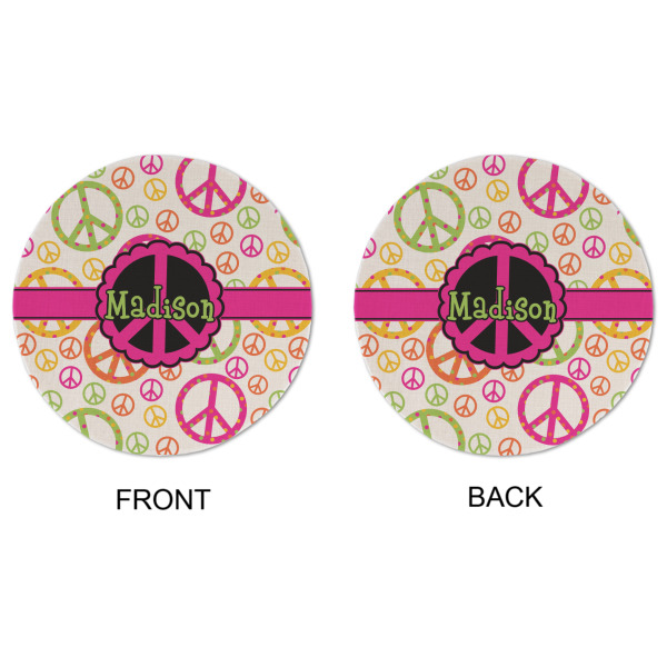 Custom Design - Round Linen Placemats - APPROVAL (double sided)
