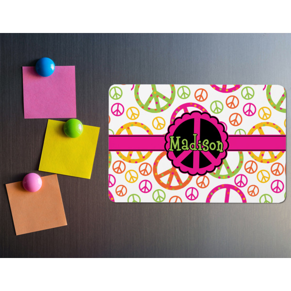 Custom Design - Rectangular Fridge Magnet - LIFESTYLE