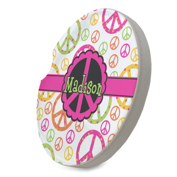 Custom Design - Sandstone Car Coaster - Standing Angle