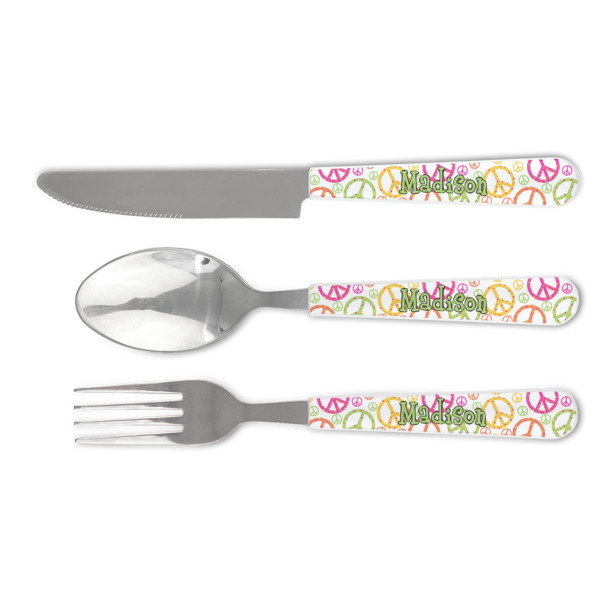 Custom Peace Sign Cutlery Set (Personalized)