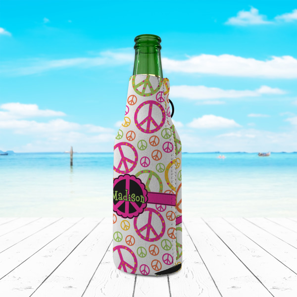 Custom Design - Zipper Bottle Cooler - LIFESTYLE