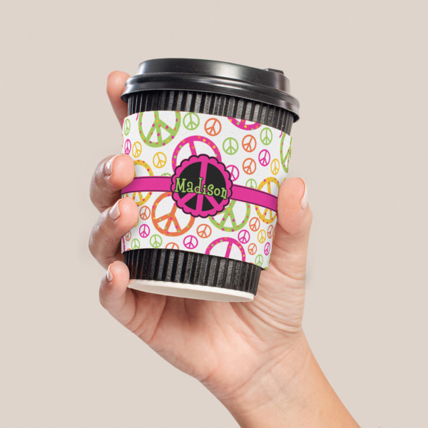 Custom Design - Coffee Cup Sleeve - LIFESTYLE