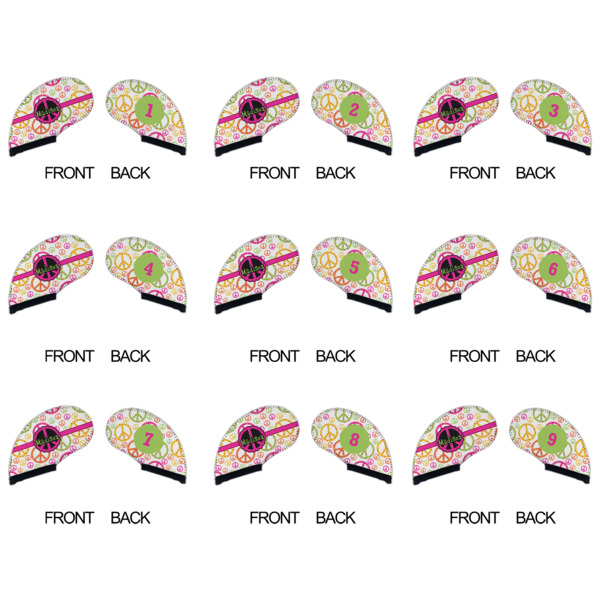 Custom Design - Golf Club Covers - APPROVAL (set of 9)