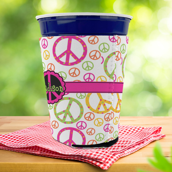 Custom Design - Party Cup Sleeves - with bottom - Lifestyle