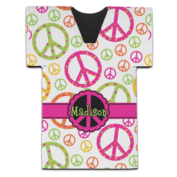 Custom Design - Jersey Bottle Cooler - Set of 4 - FRONT (flat)